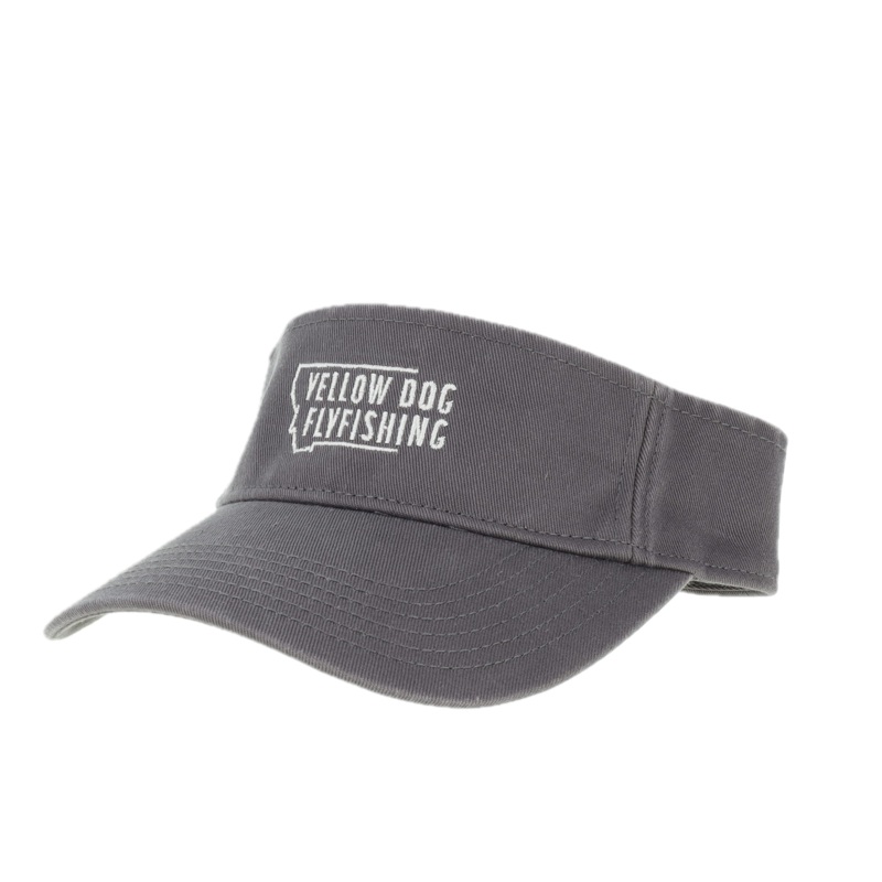 Yellow Dog Visor – Dark Grey
