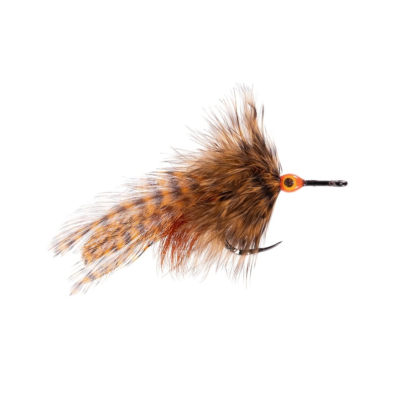 Big Eye Tarpon – Orange/Grizzly – Size Small