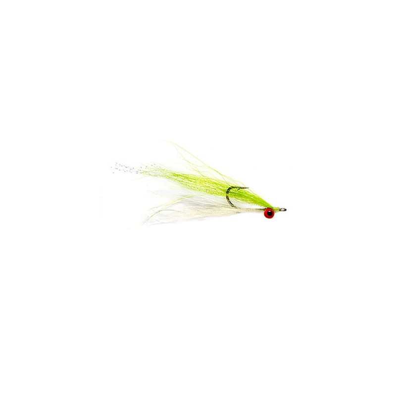 Clouser Minnow – Chartreuse/White