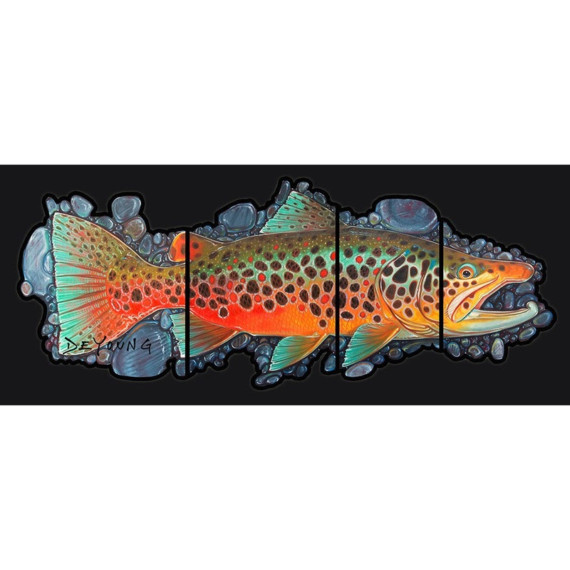 DeYoung 4 Panel Brown October – 2 x 7