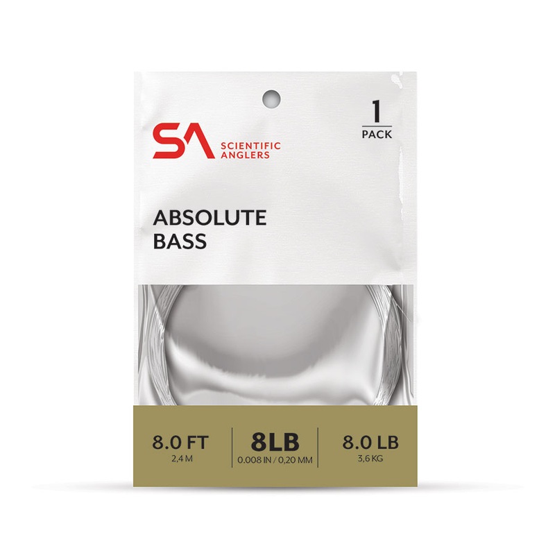Scientific Anglers Absolute Bass 8′ Leader