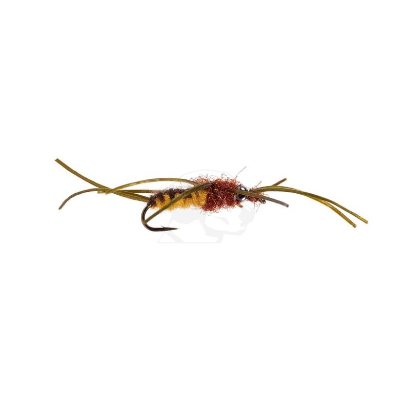 UV Stonefly Candy – Dark Brown/Gold – Size 10
