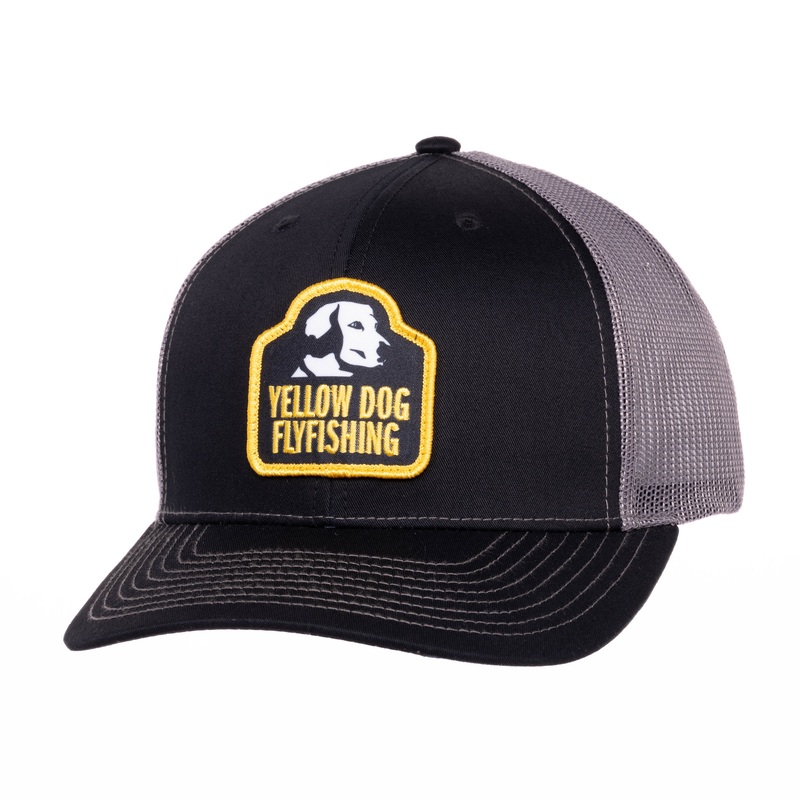 Yellow Dog Trucker Hat – Black/Charcoal