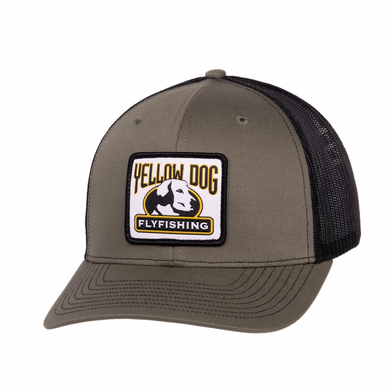 Yellow Dog Trucker Hat – Loden/Black