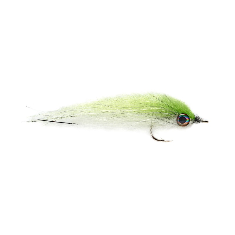 Salty Mullet – Chartreuse/White – Size 2/0