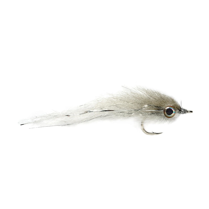 Salty Mullet – Gray/White – Size 2/0