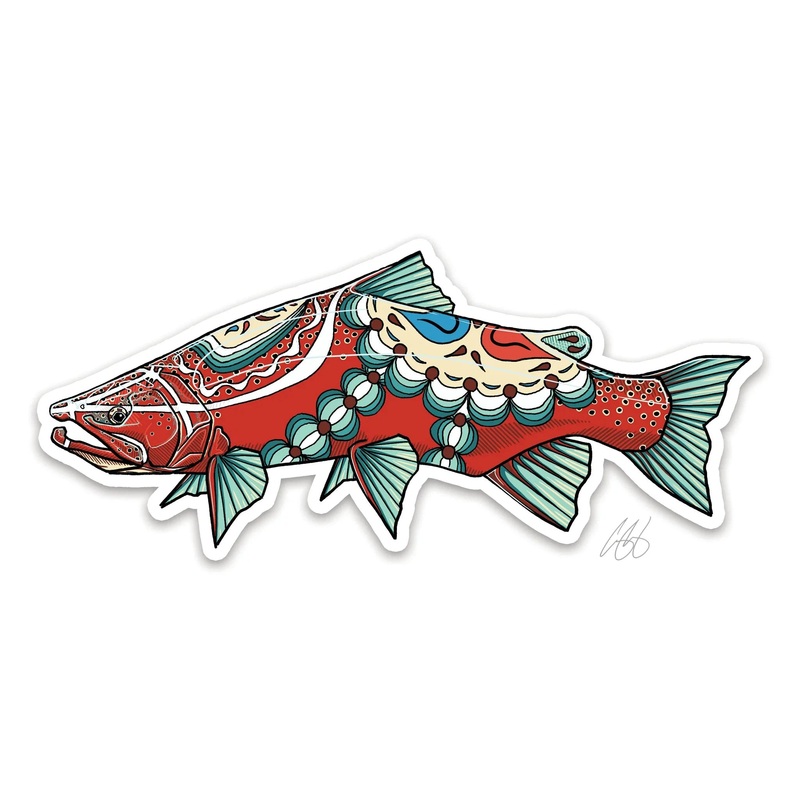 Underwood Dala Trout Sticker