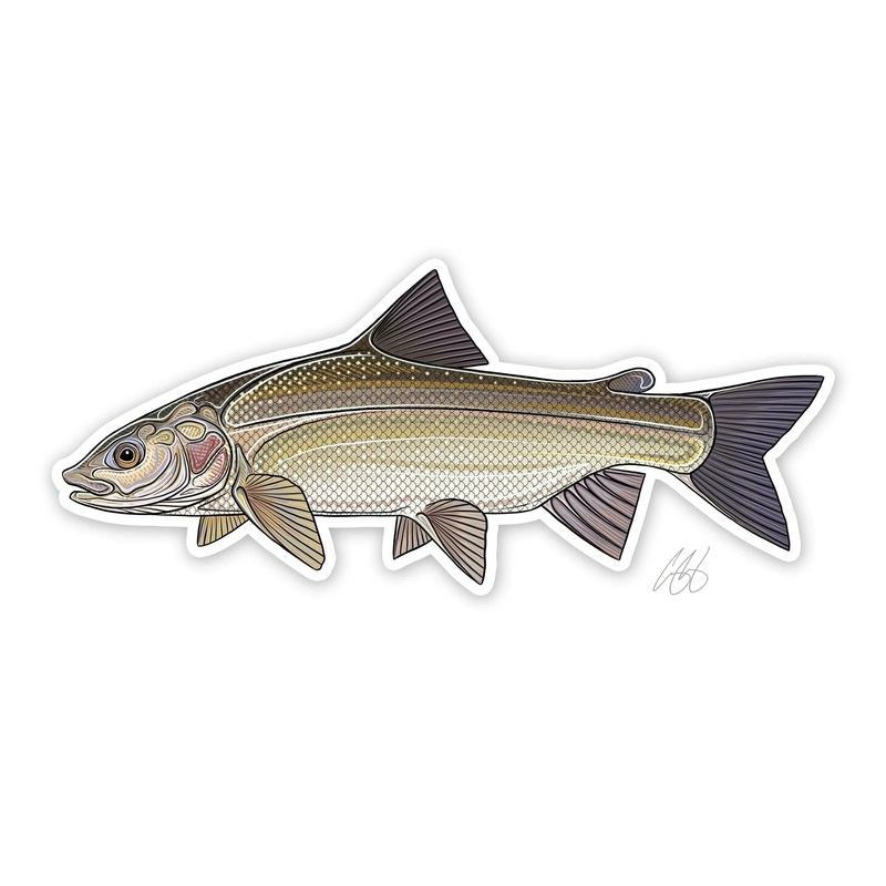 Underwood Whitefish Sticker