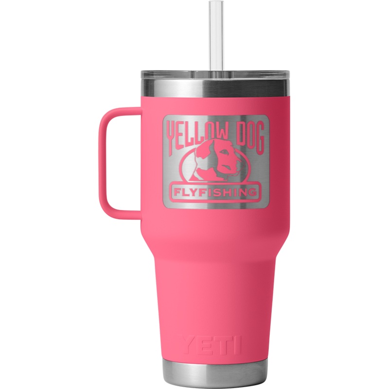 YETI Rambler 35 oz Straw Mug|Tropical Pink