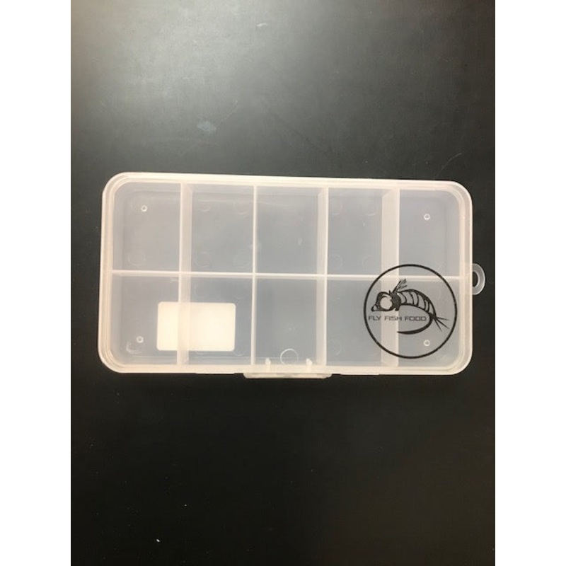 Large 10 Compartment Clear Snap Lid Fly Box