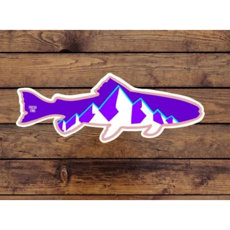Purple Mountain Trout Sticker