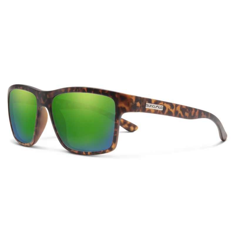 Suncloud A-Team – Matte Tortoise /Polarized Green Mirror