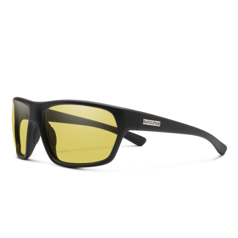Suncloud Boone – Matte Black/Polarized Low Light Yellow
