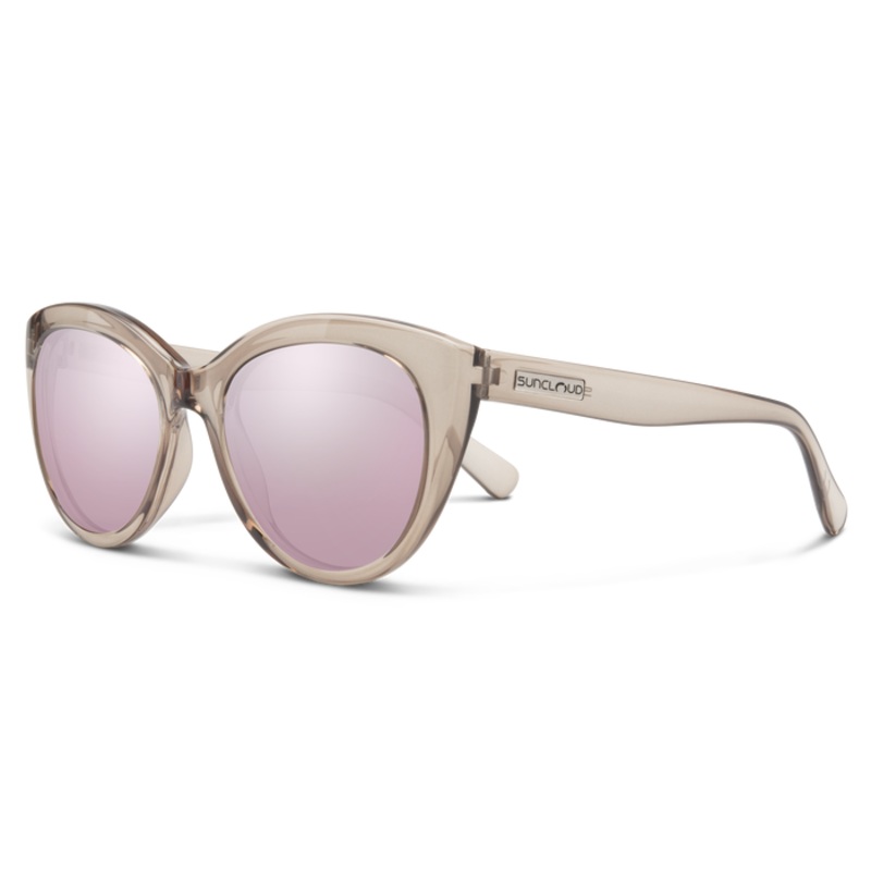 Suncloud Cityscape – Transparent Taupe/Polarized Pink Gold Mirror