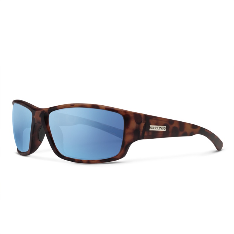 Suncloud Hull – Matte Tortoise/Polarized Aqua Mirror