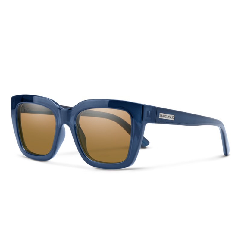 Suncloud Marion – Crystal Denim/Polarized Brown