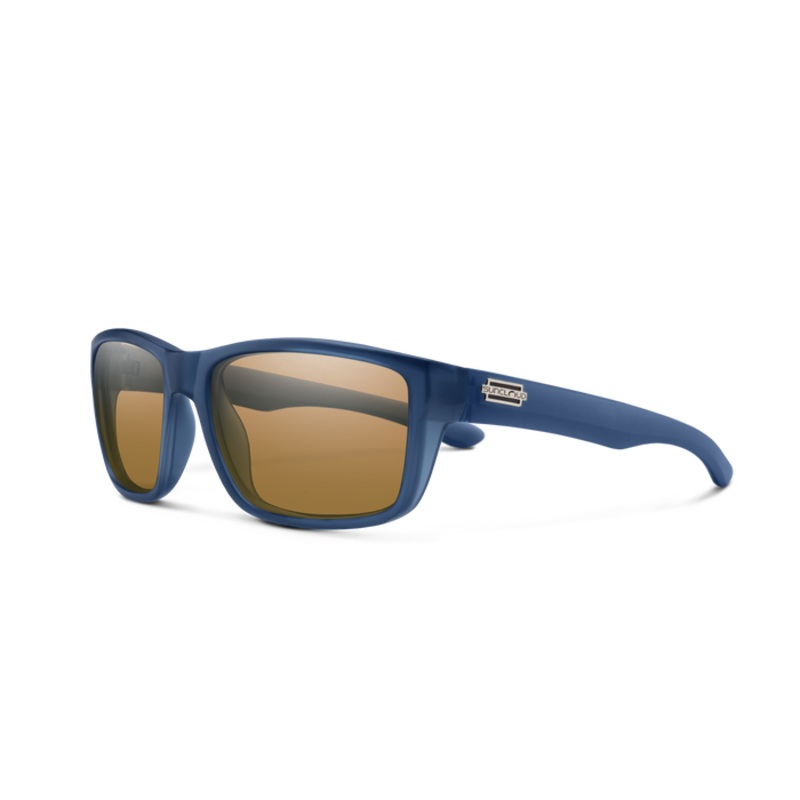 Suncloud Mayor – Matte Crystal Denim/Polarized Brown