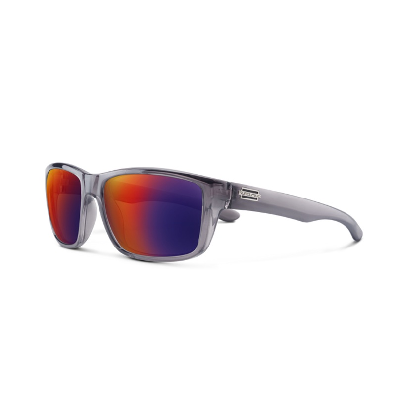 Suncloud Mayor – Transparent Gray/Polarized Plasma Mirror