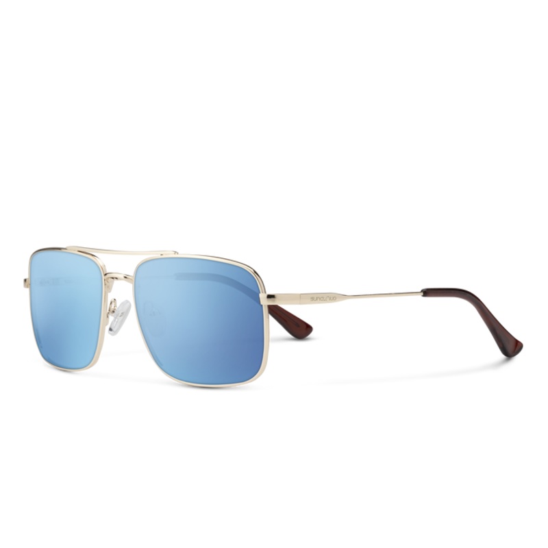 Suncloud Payback – Gold/Polarized Aqua Mirror