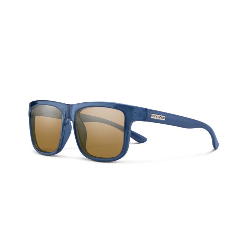 Suncloud Quiver – Matte Crystal Denim/Polarized Brown