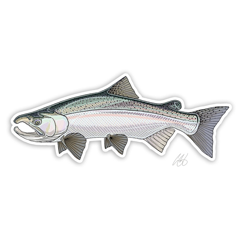 Underwood Coho Salmon Sticker