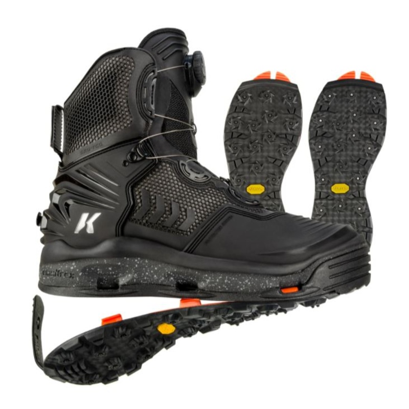 Korkers River Ops BOA Wading boot – Vibram and Studded Vibram Soles