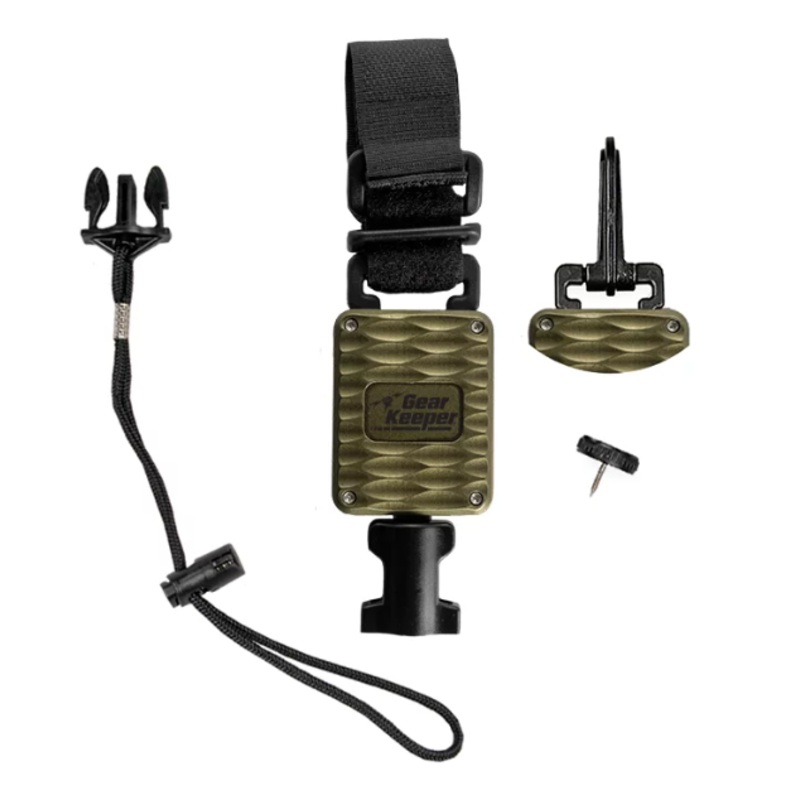 Aluminum Wading Staff Tether Combo Mount (Snap/Stud/Velcro)