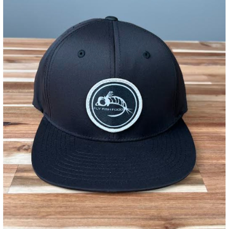 Fly Fish Food Golf/Athletic Logo Hat – Black