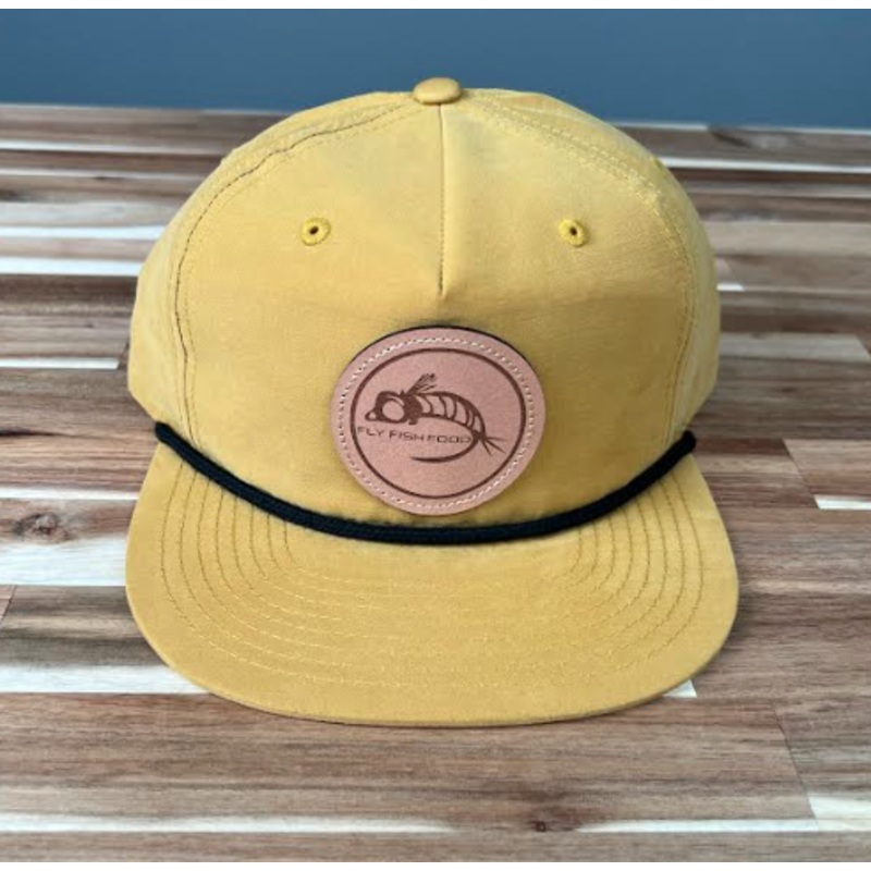 Fly Fish Food Logo Hat – Biscuit/Black