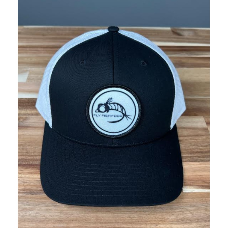 Fly Fish Food Logo Hat – Black/White