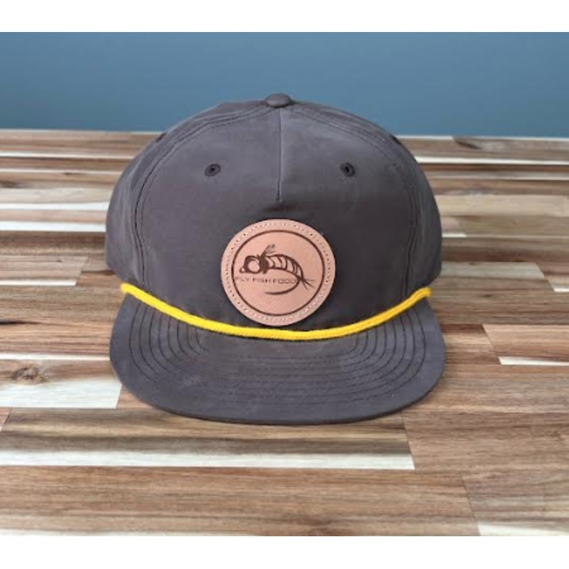 Fly Fish Food Logo Hat – Brown/Yellow