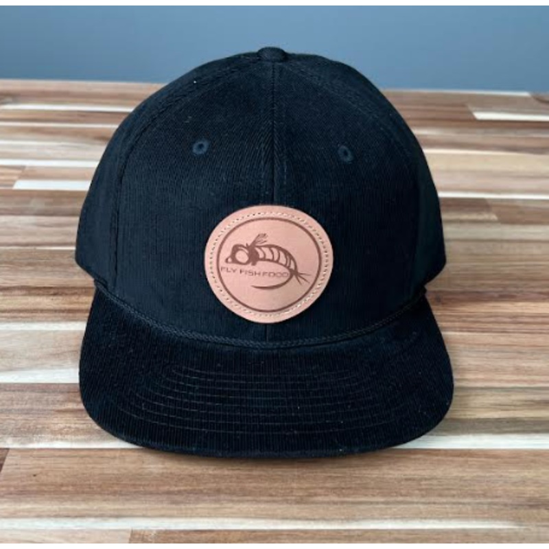 Fly Fish Food Logo Hat Corduroy – Black