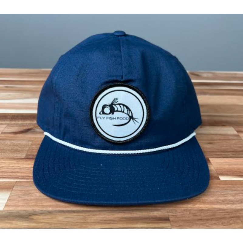 Fly Fish Food Logo Hat – Navy/White Band