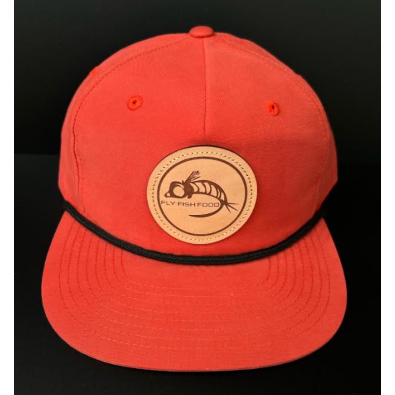 Fly Fish Food Logo Hat – Rust/Black