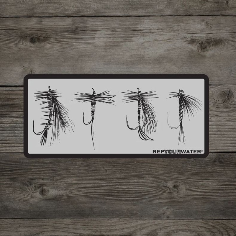 Rep Your Water – Trout Ties Sticker