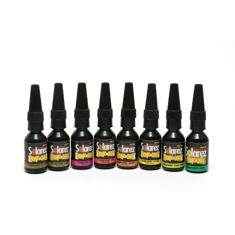 Solarez Bone-Dry Color Resin|Caddis|Chartreuse|Green|Olive Green|Orange|Pink|Red|Yellow