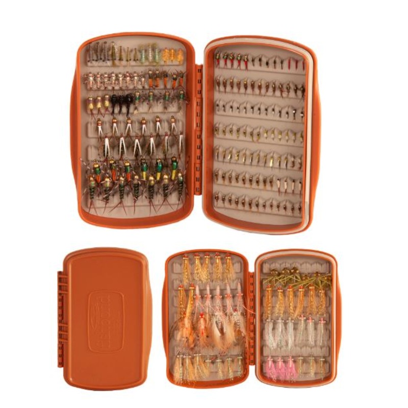 Tacky Pescador Fly Box – Small – Burnt Orange