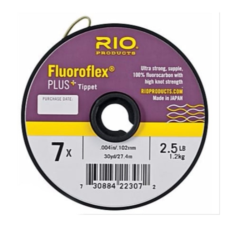 RIO Fluoroflex Plus Tippet|0X|1X|2X|3X|4X|5X|6X|7X