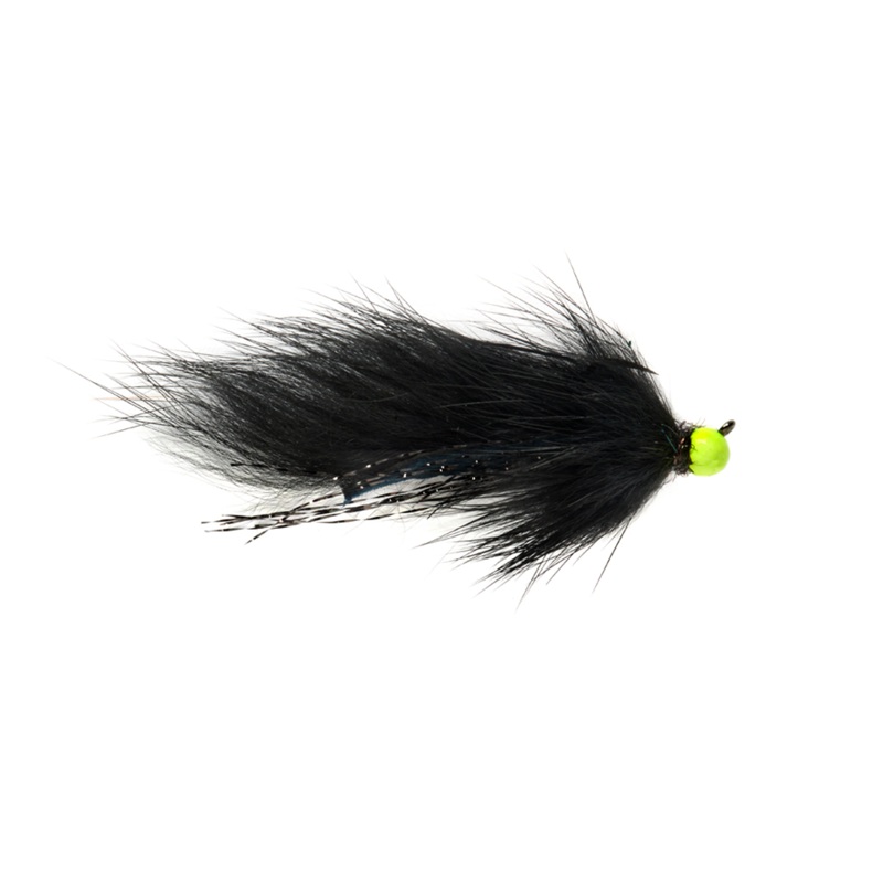 Tactical Hot Head Jig Zonker Black Barbless