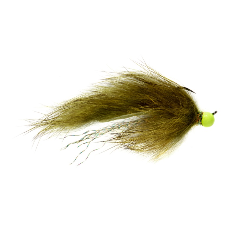 Tactical Hot Head Jig Zonker Olive Barbless