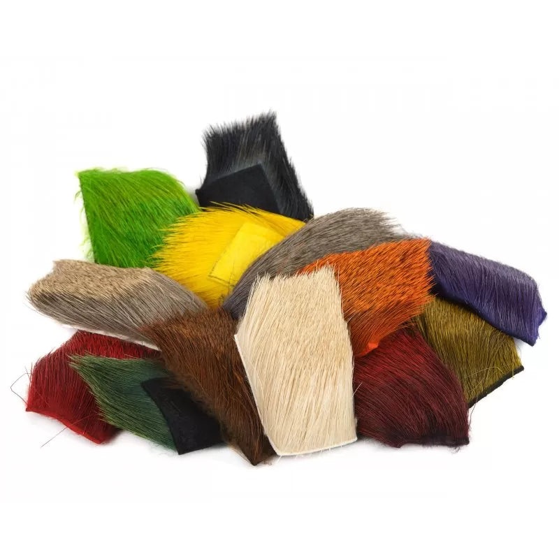 Spinning Cow Elk|Black|Bleached|Brown|Claret|Fl. Chartreuse|Frog Green|Medium Dun|Natural|Olive|Orange|Purple|Red|Yellow