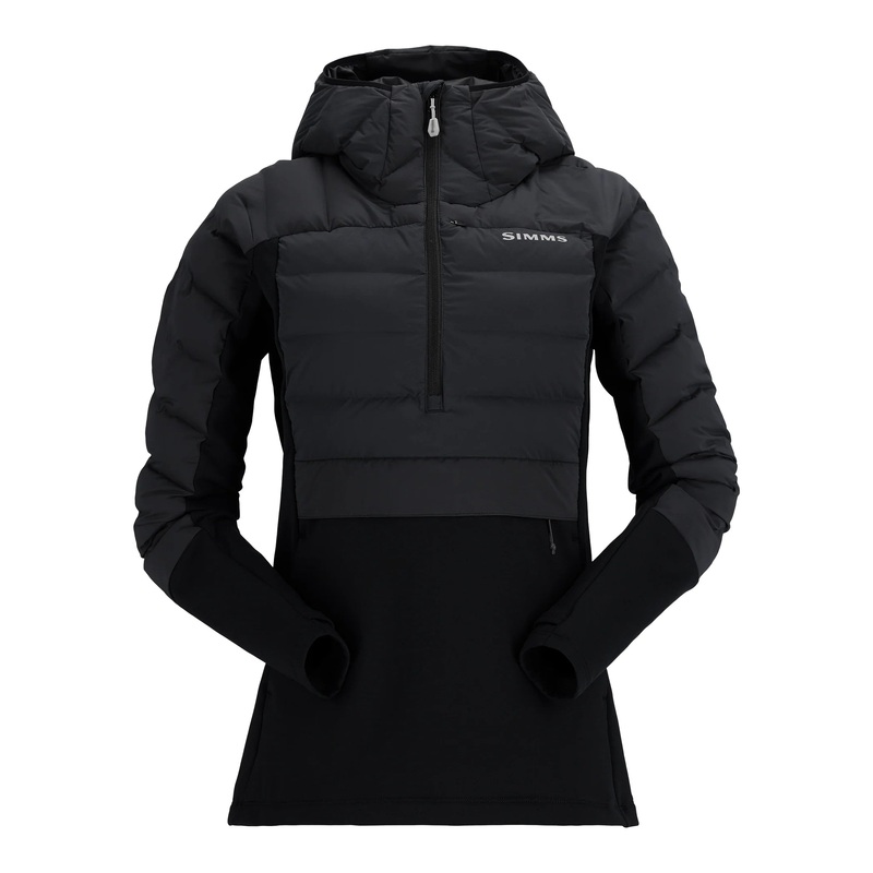 Simms Women’s ExStream Pull-Over Insulated Hoody – Black