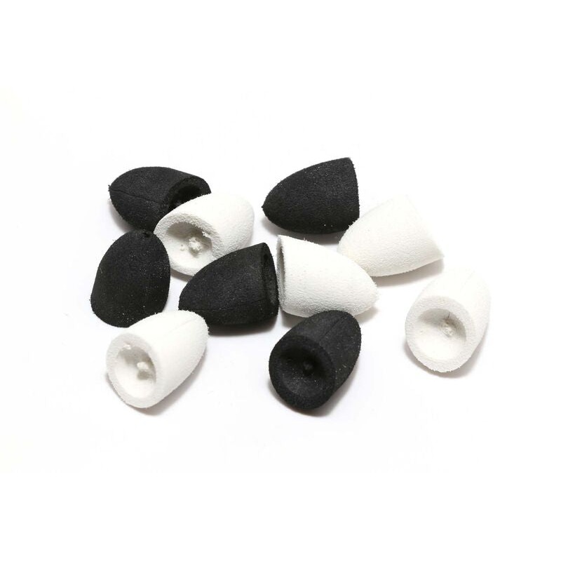 Foam Cupped Face Popper Heads|Black|White|Extra Small|Small|Medium|Large