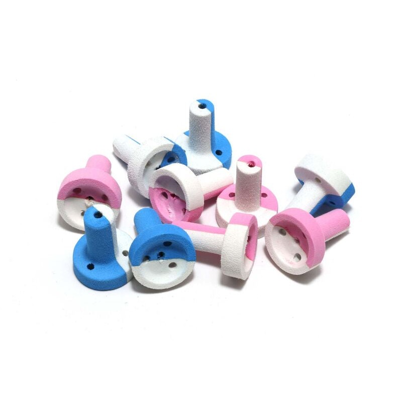 Foam Offshore Popper Heads|Blue/White|Pink/White|Small|Medium|Large