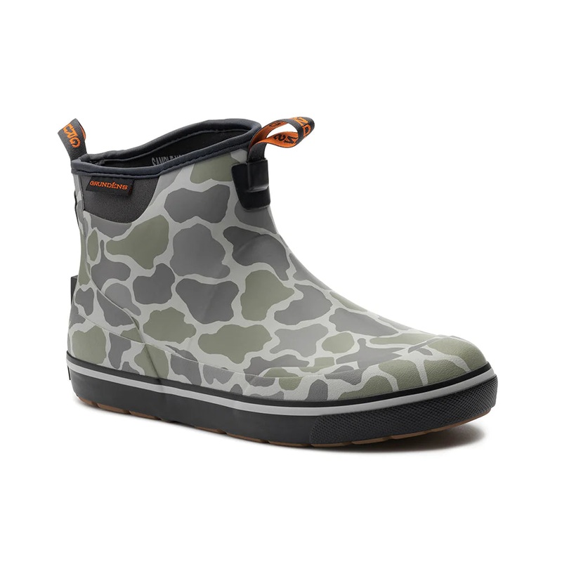 Grundens Deck-Boss Ankle Boot – Tea Duck Camo
