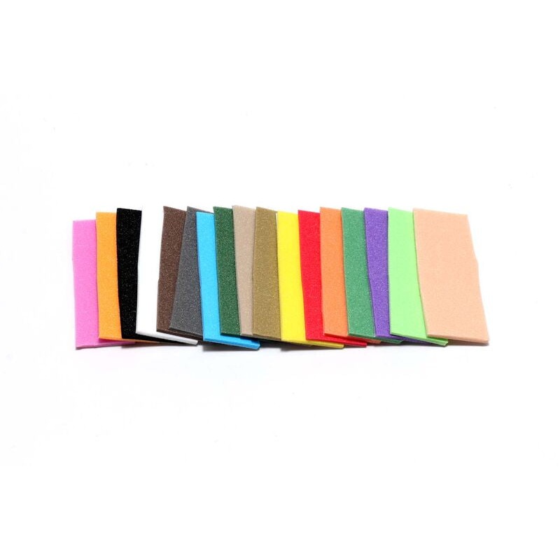 Hareline – Hi Float Foam|2mm|3mm|Black|Gray|Hopper Tan|Blue|Olive Green|Orange|Pink|Purple|Red|Sand|Sunburst Yellow Orange|Tan|White|Yellow|Brown|Chartreuse|Dark Olive