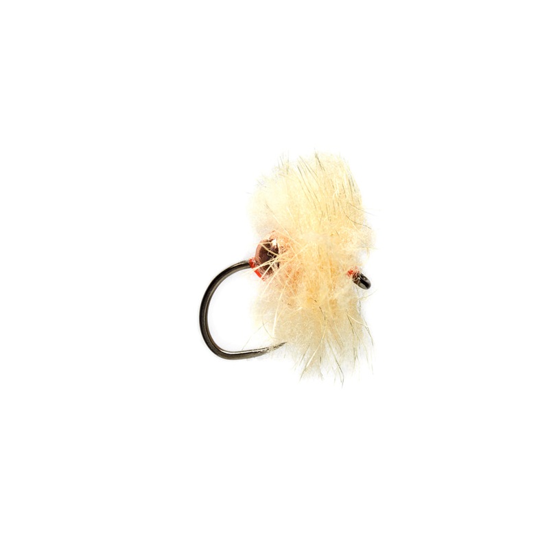 Olsen’s Tungsten Taco Egg Fl. Peach Barbless