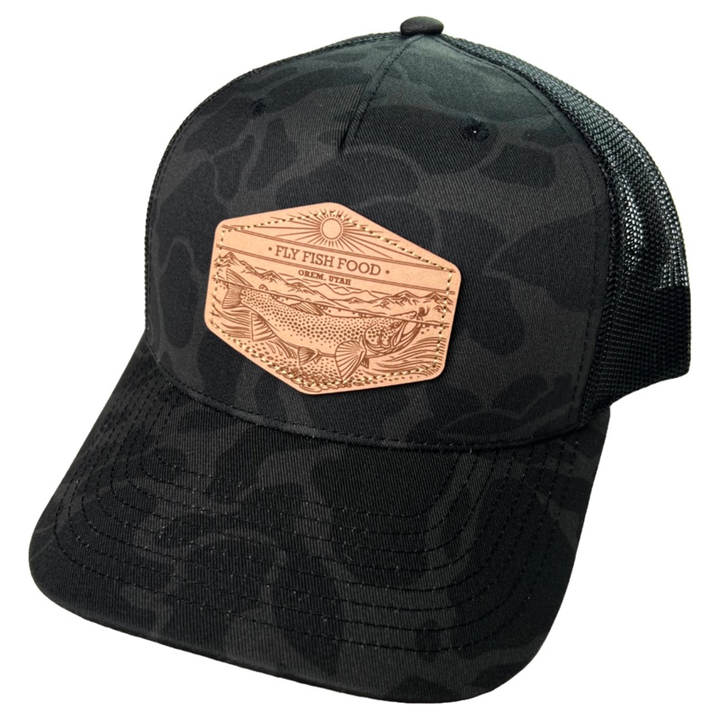 Fly Fish Food Orem, UT & Casey Underwood Hat – Duck Camo Black