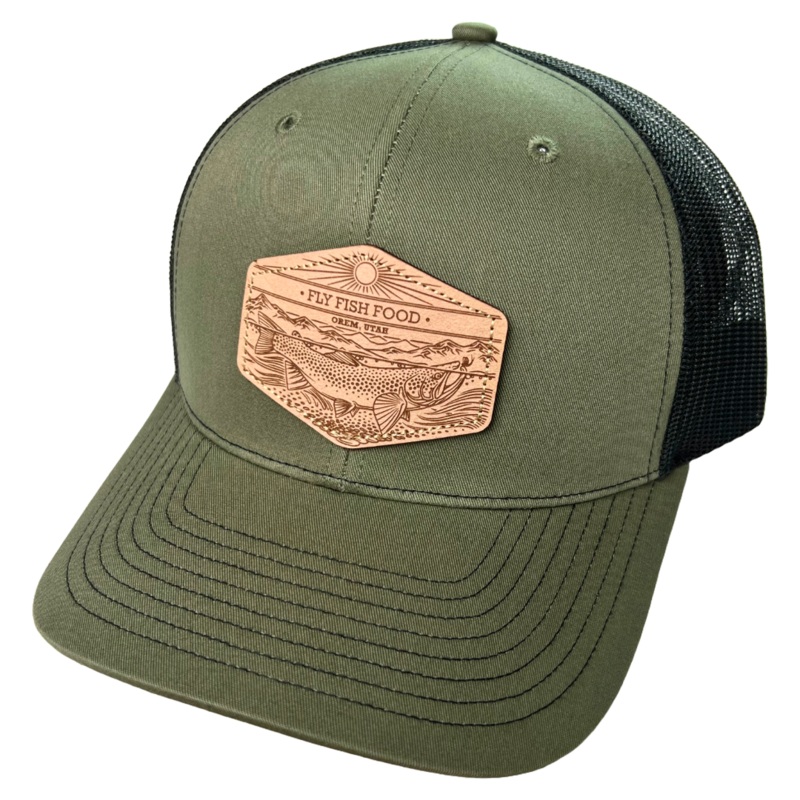 Fly Fish Food Orem, UT & Casey Underwood Hat – Olive