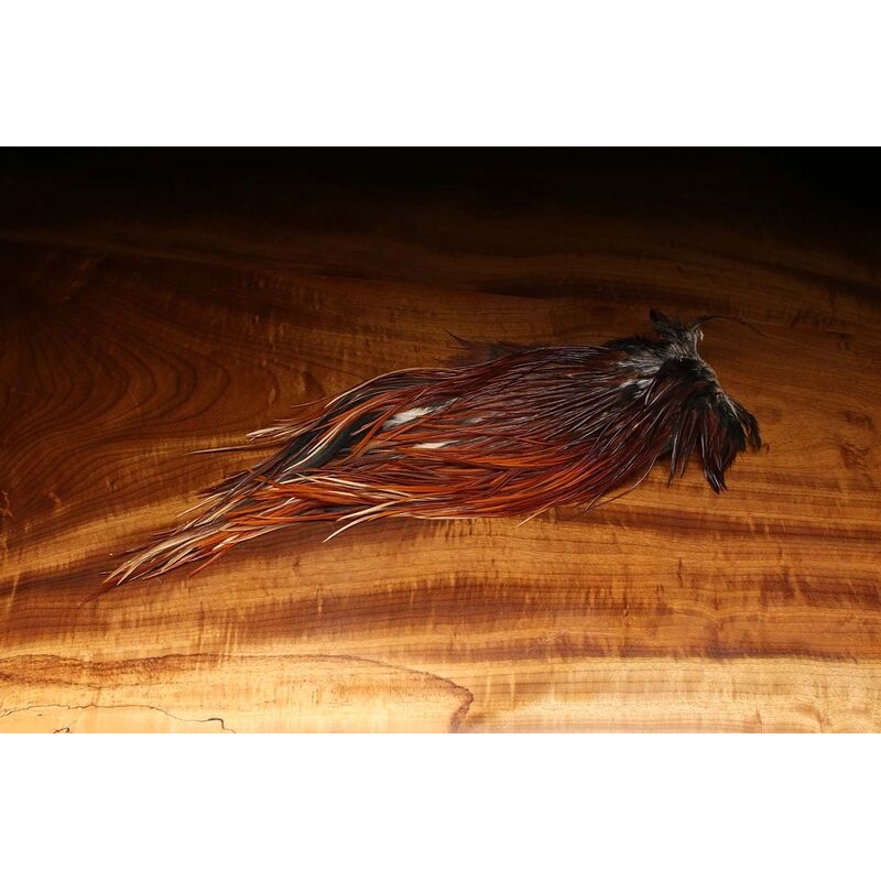 Dyed over White Saddle Patch – Brown